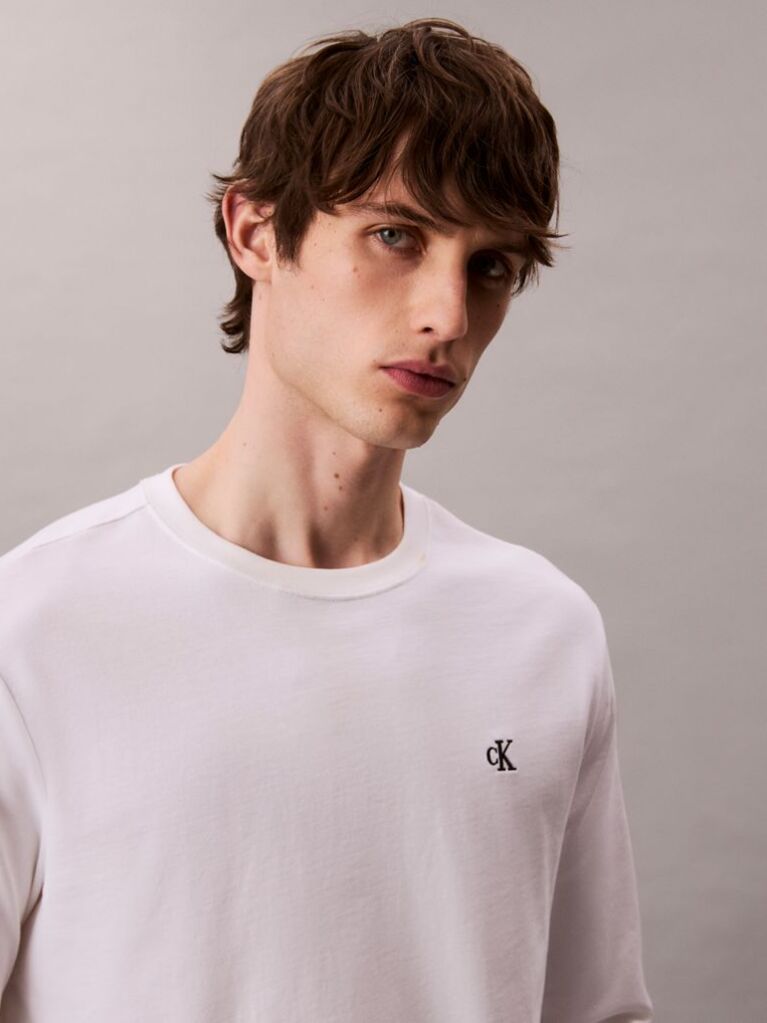 Alb Tricou Relaxat Cu Logo Archive  Barbati