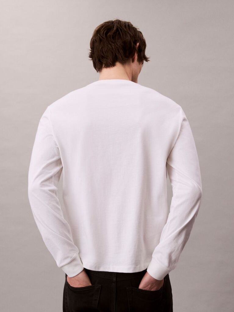 Alb Tricou Relaxat Cu Logo Archive  Barbati