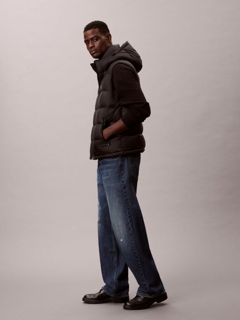 Negru Pantaloni Cargo Skinny Din Twill  Barbati