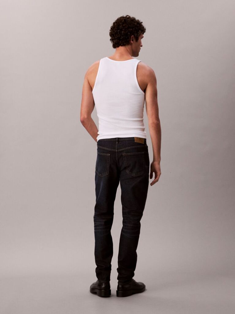 Denim Blugi Cu Croiala Dreapta Slim In Nuanta Inchisa  Barbati