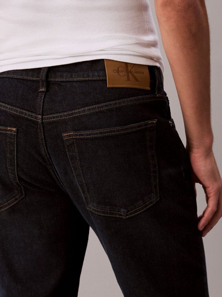 Denim Blugi Cu Croiala Dreapta Slim In Nuanta Inchisa  Barbati