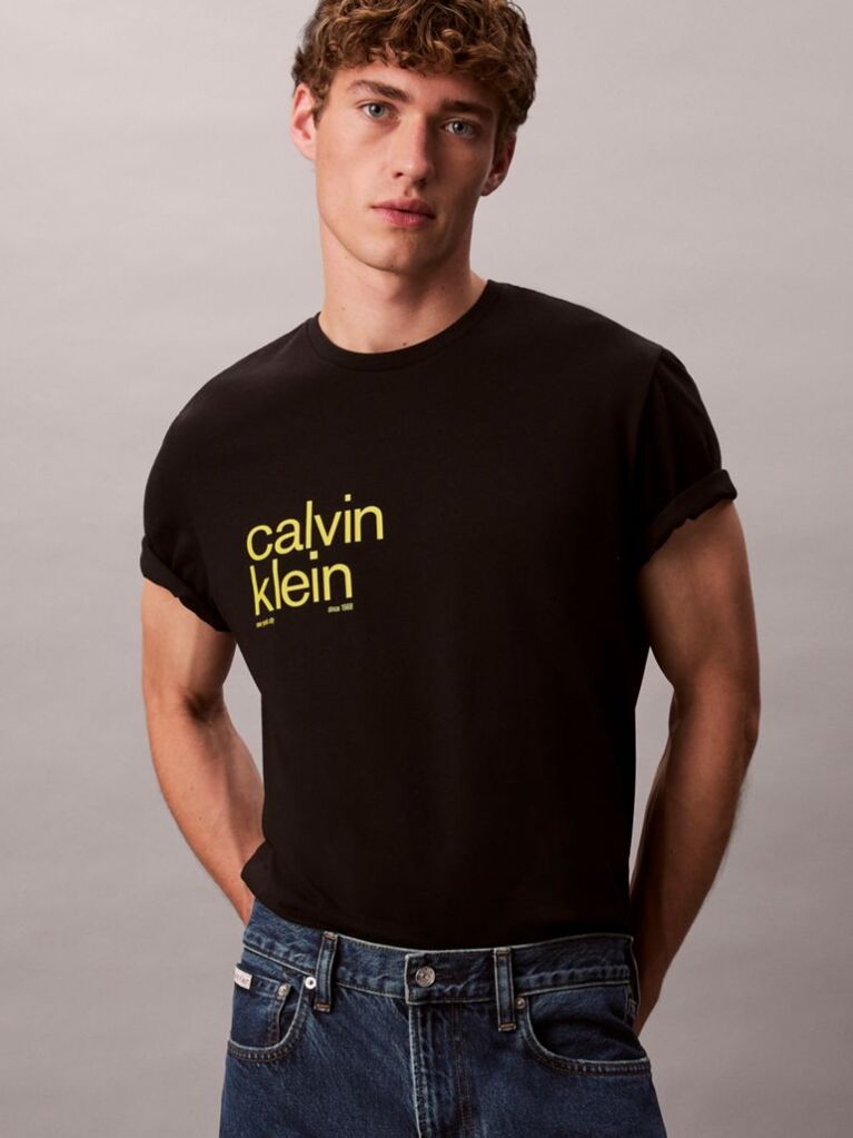 Negru Tricou Lejer Cu Grafica Circle  Barbati