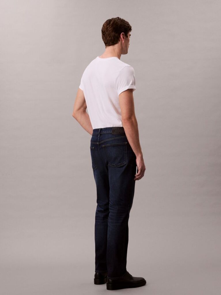 Denim Blugi Slim Cu Croiala Dreapta  Barbati