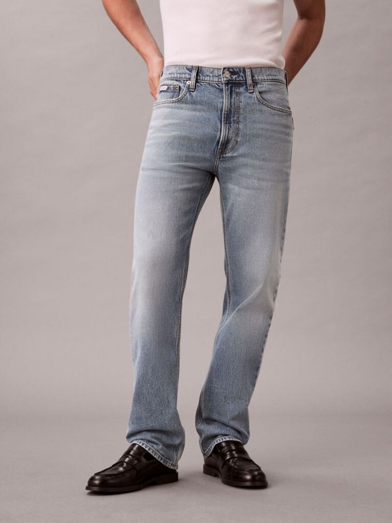 Denim Blugi Cu Croiala Dreapta Standard  Barbati