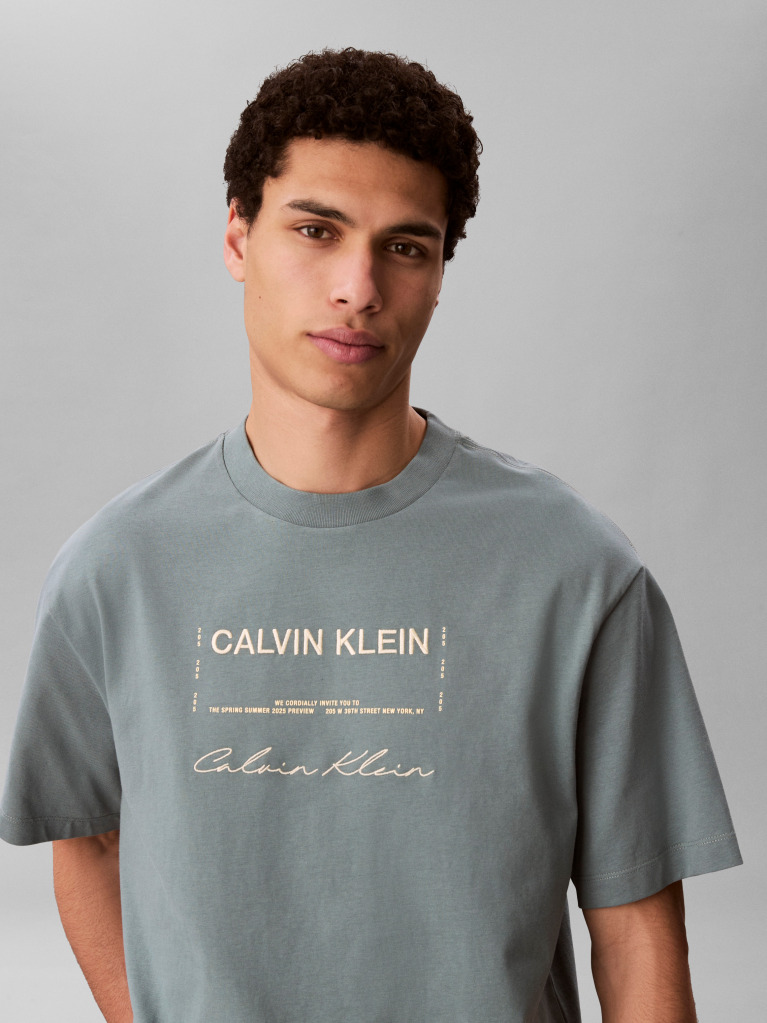 Grey 16S April Graphic Seasonal T-Shirt  Men