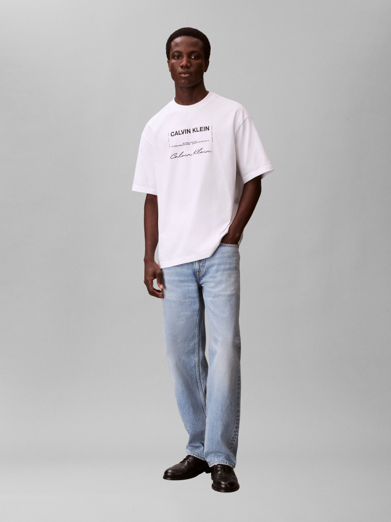 White 16S April Graphic Seasonal T-Shirt  Men