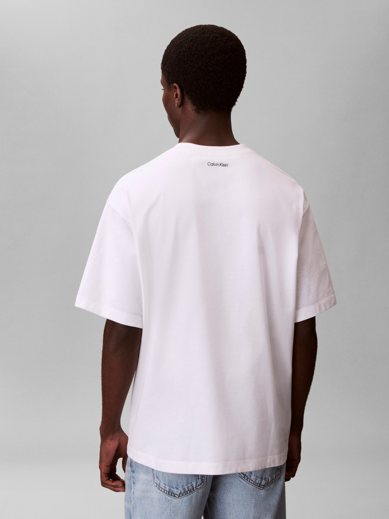 White 16S April Graphic Seasonal T-Shirt  Men