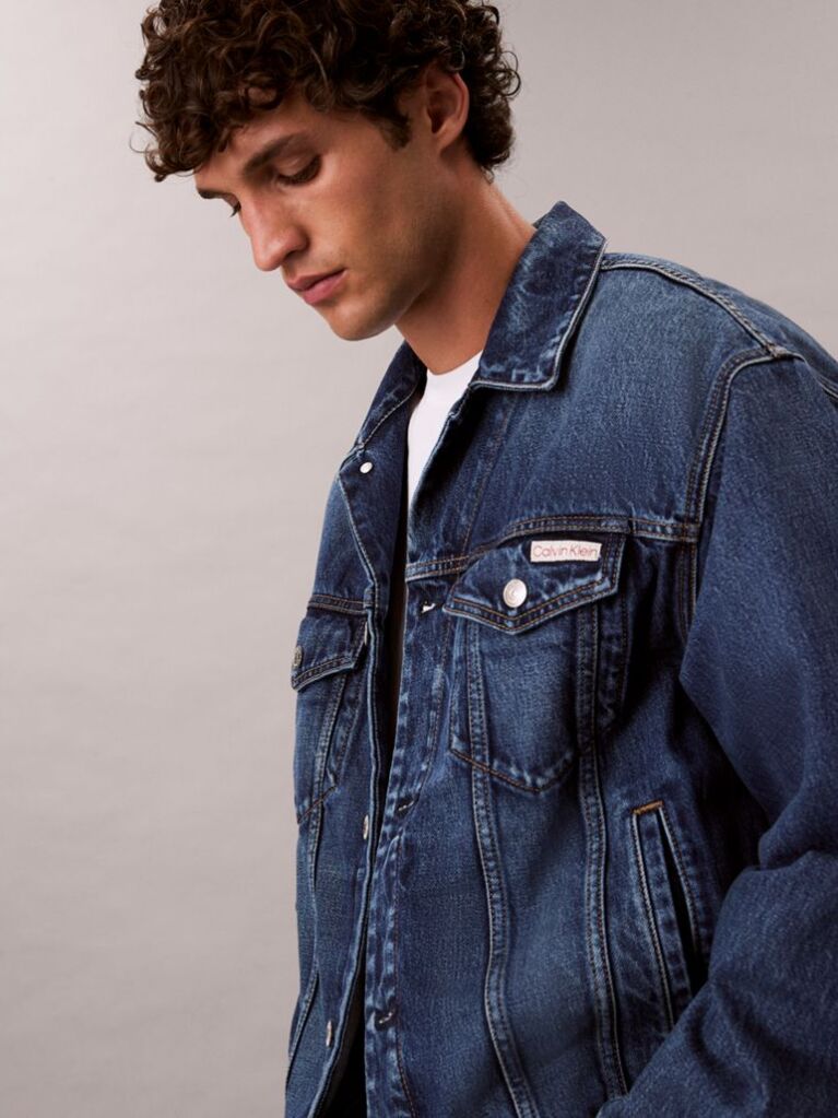 Denim 90s Denim Trucker Jacket  Men