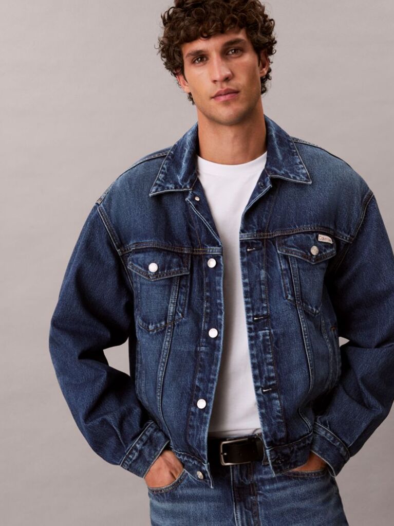 Denim 90s Denim Trucker Jacket  Men