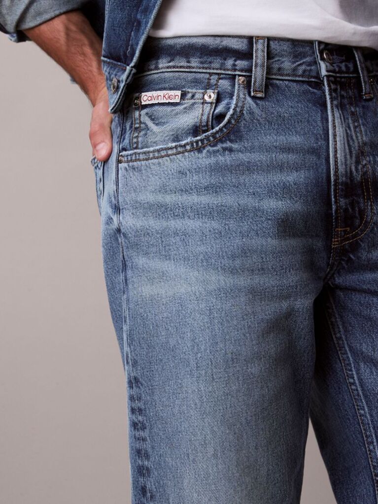 Denim Blugi Drepti Anii '90  Barbati