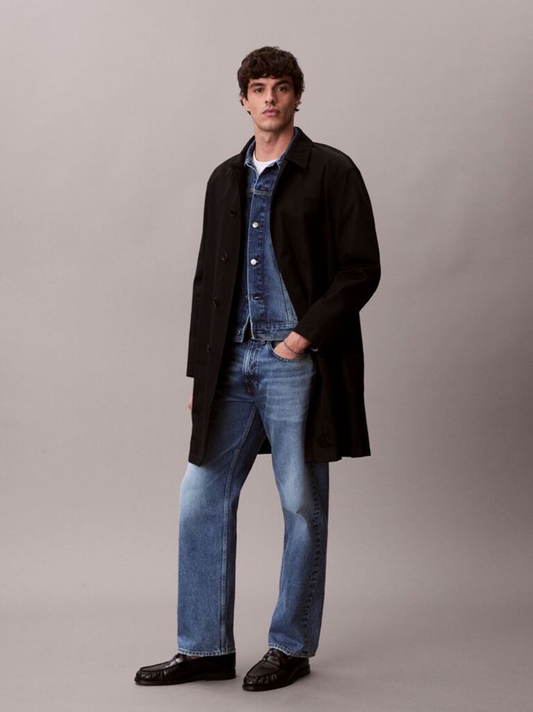 Denim Blugi Drepti Anii '90  Barbati