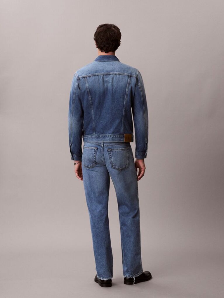 Denim Blugi Drepti Anii '90  Barbati