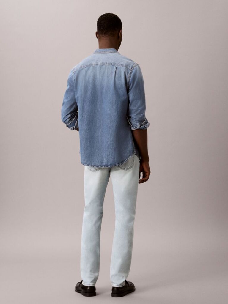 Denim Blugi Cu Croiala Slim Tapered  Barbati
