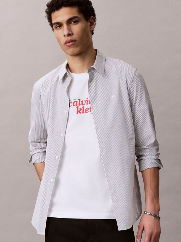 White Relaxed Logo T-shirt  Men