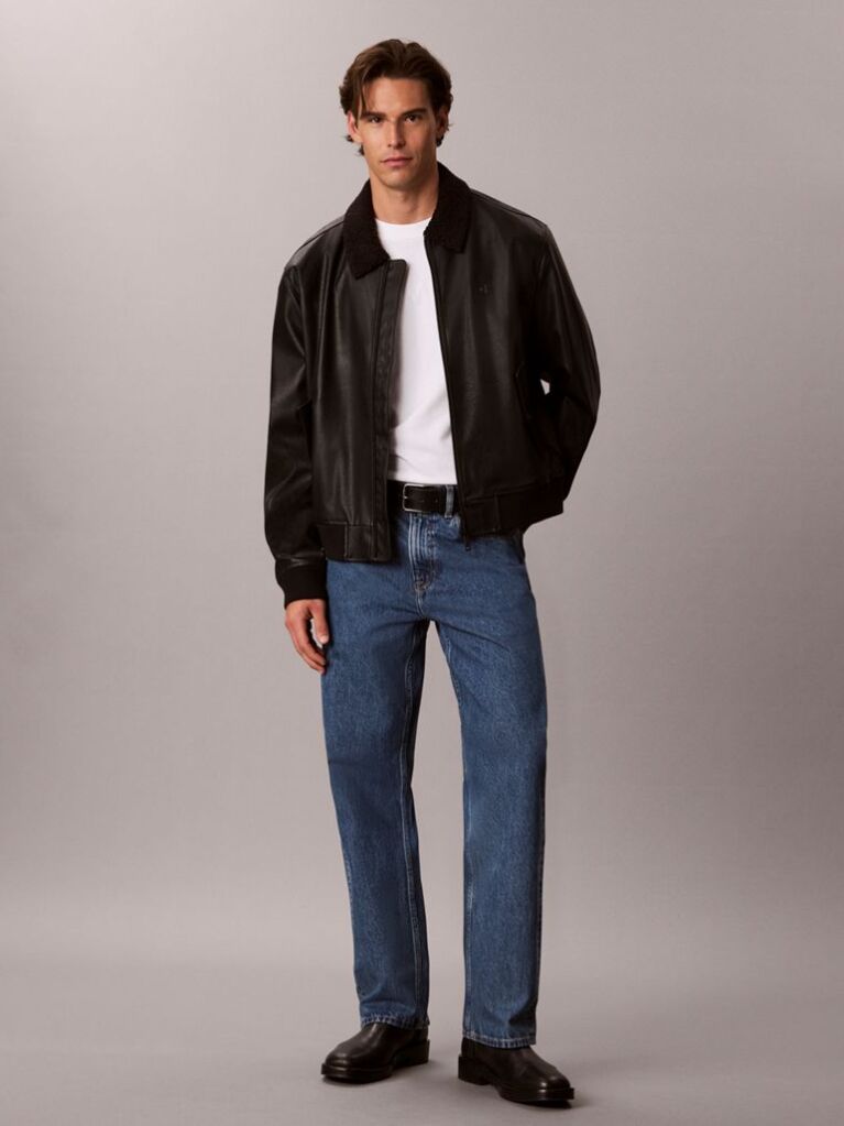 Denim Blugi Drepti, In Stilul Anilor '90  Barbati