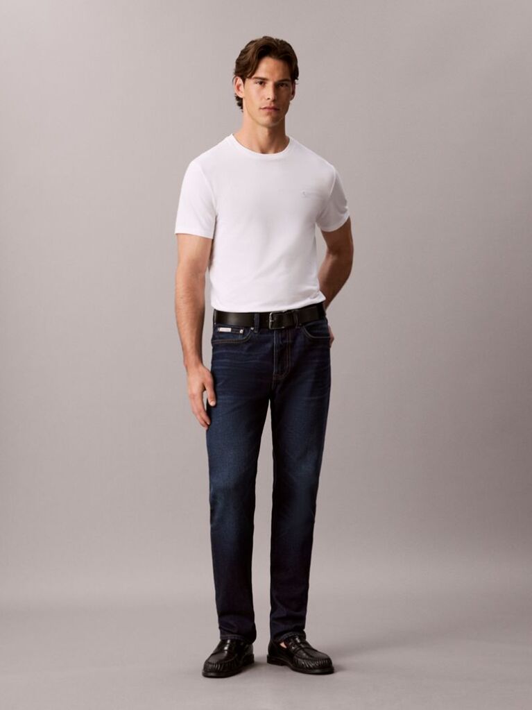 Denim Blugi Cu Croiala Conica  Barbati