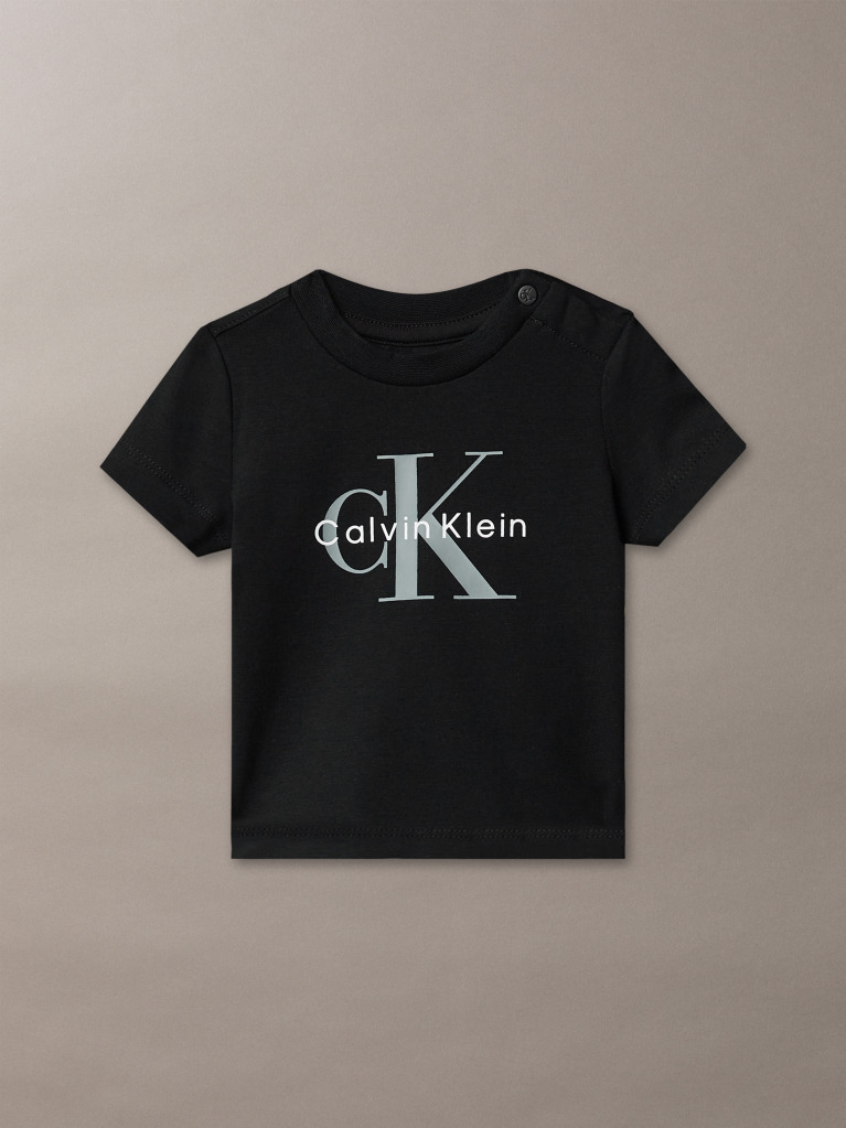 Negru Tricou Pentru Nou-Nascuti Cu Logo Signature  Nou-nascuti