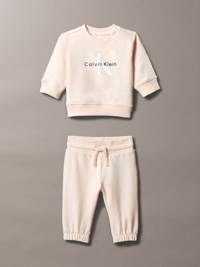 Pink Newborn Sweatshirt and Joggers Set  Newborn