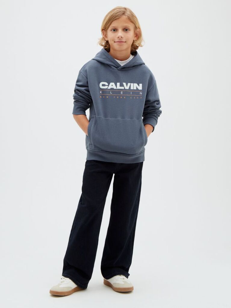 Blue Kids' Logo Hoodie  Boys