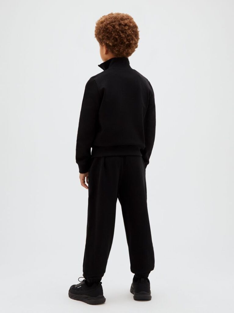 Negru Pantaloni Jogger Cu Logo Signature Pentru Copii  Baieti