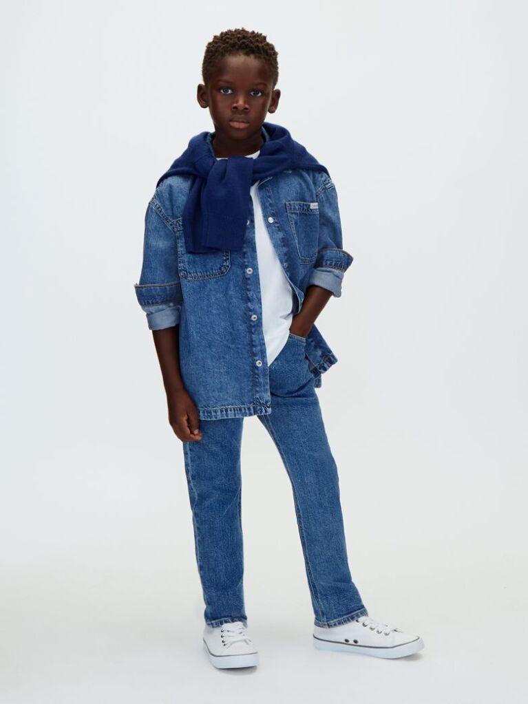 Denim Blugi Pentru Copii Cu Croiala Dad  Baieti