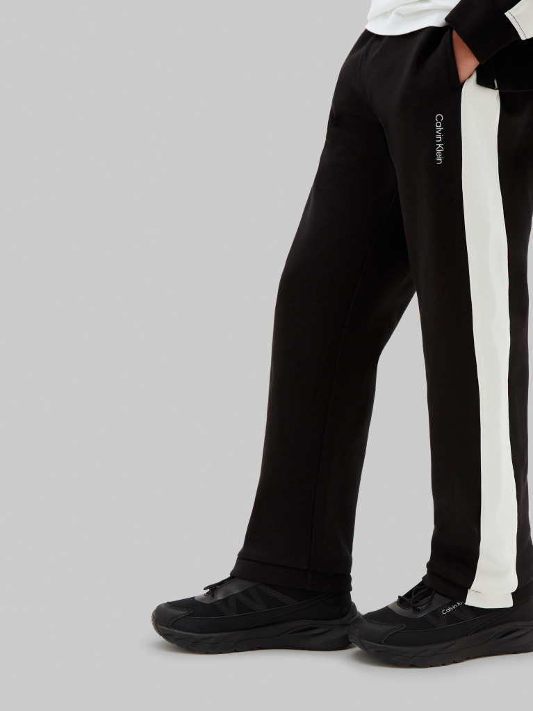 Negru Set De Trening Din Terry Cu Bluza Si Pantaloni Jogger In Culori Contrastante  Baieti