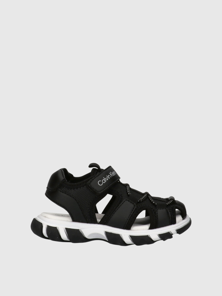 Negru Sandale Cu Velcro  Baieti