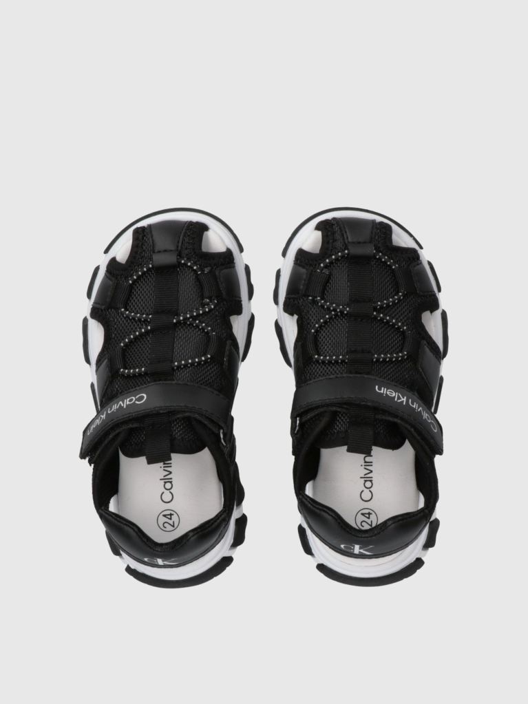 Negru Sandale Cu Velcro  Baieti