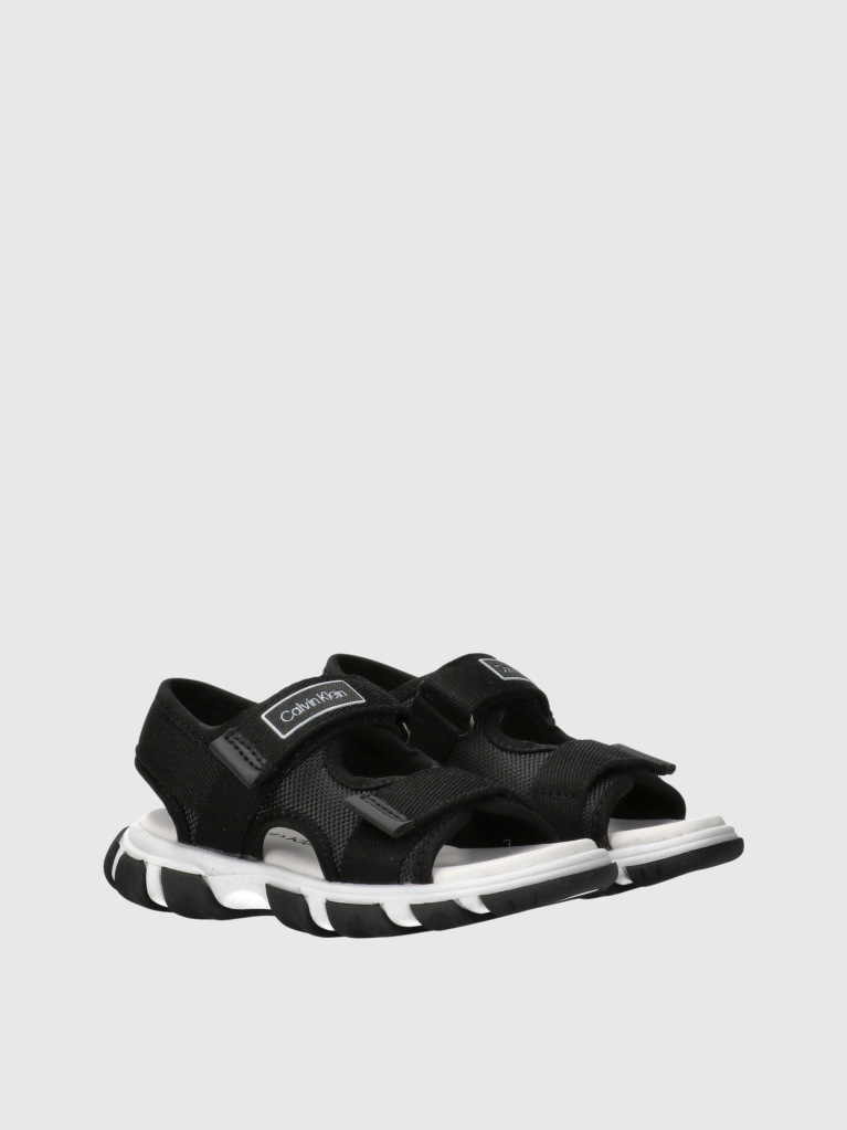 Negru Sandale Cu Velcro  Baieti