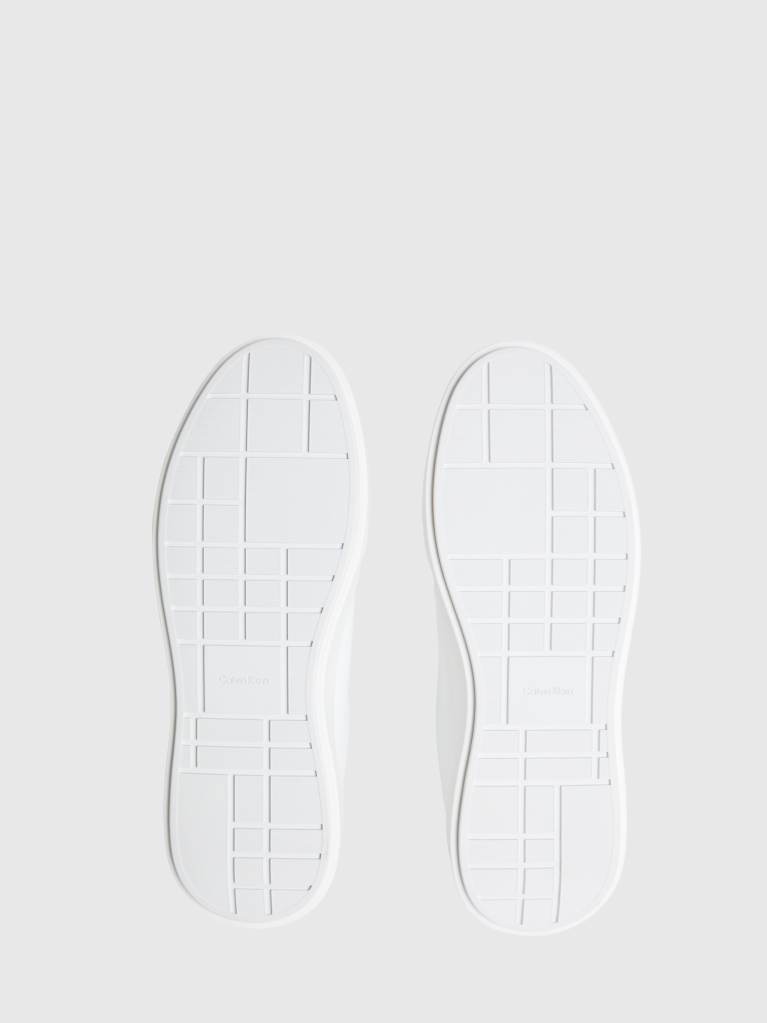 White Leather Durable Traction NYC Trainers  Men