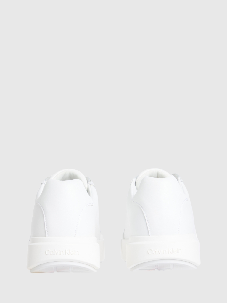 White Leather Durable Traction NYC Trainers  Men