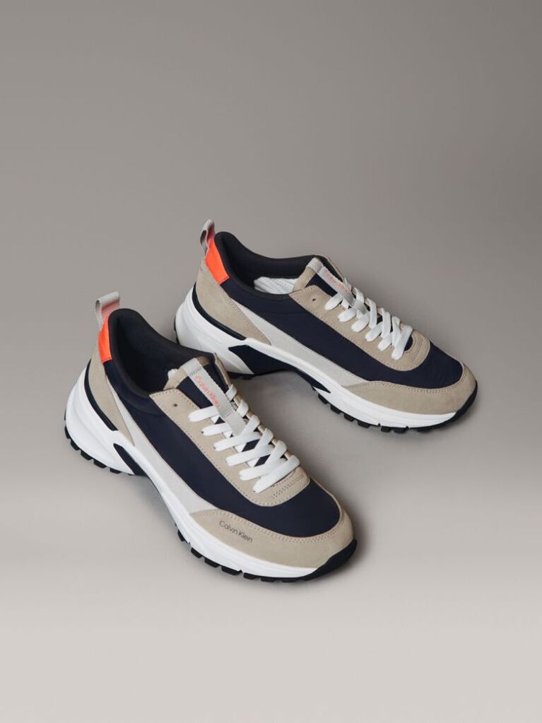 Multi Trailblazer - Adidasi Tip Runner Din Piele Intoarsa  Barbati