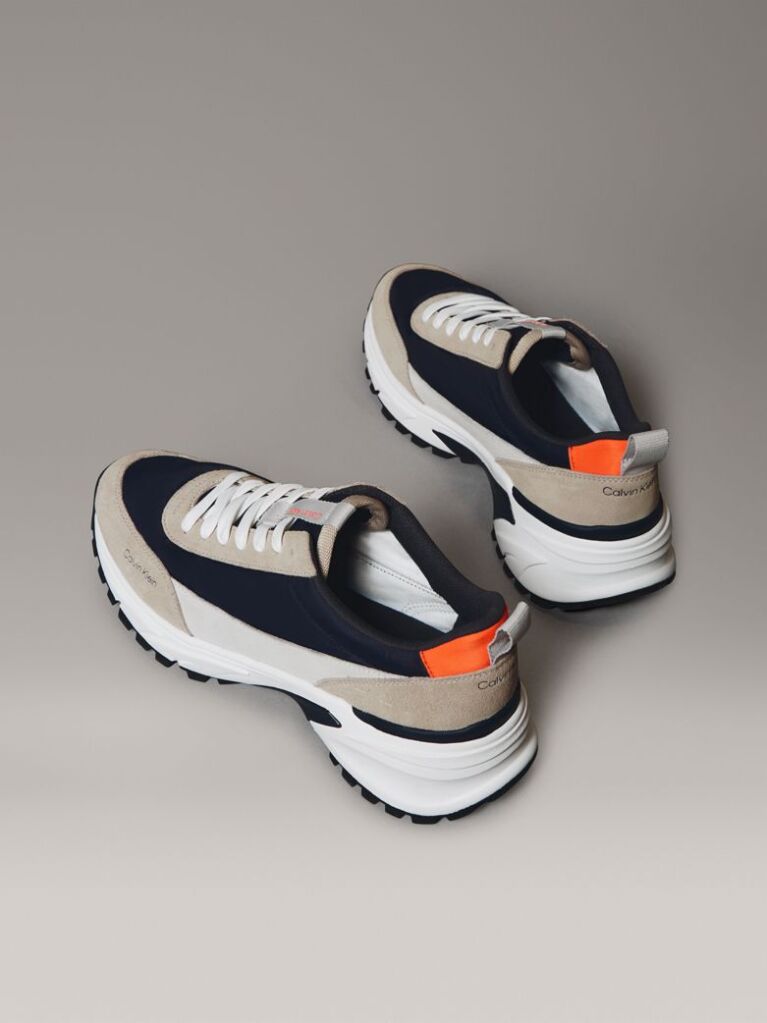 Multi Trailblazer - Adidasi Tip Runner Din Piele Intoarsa  Barbati