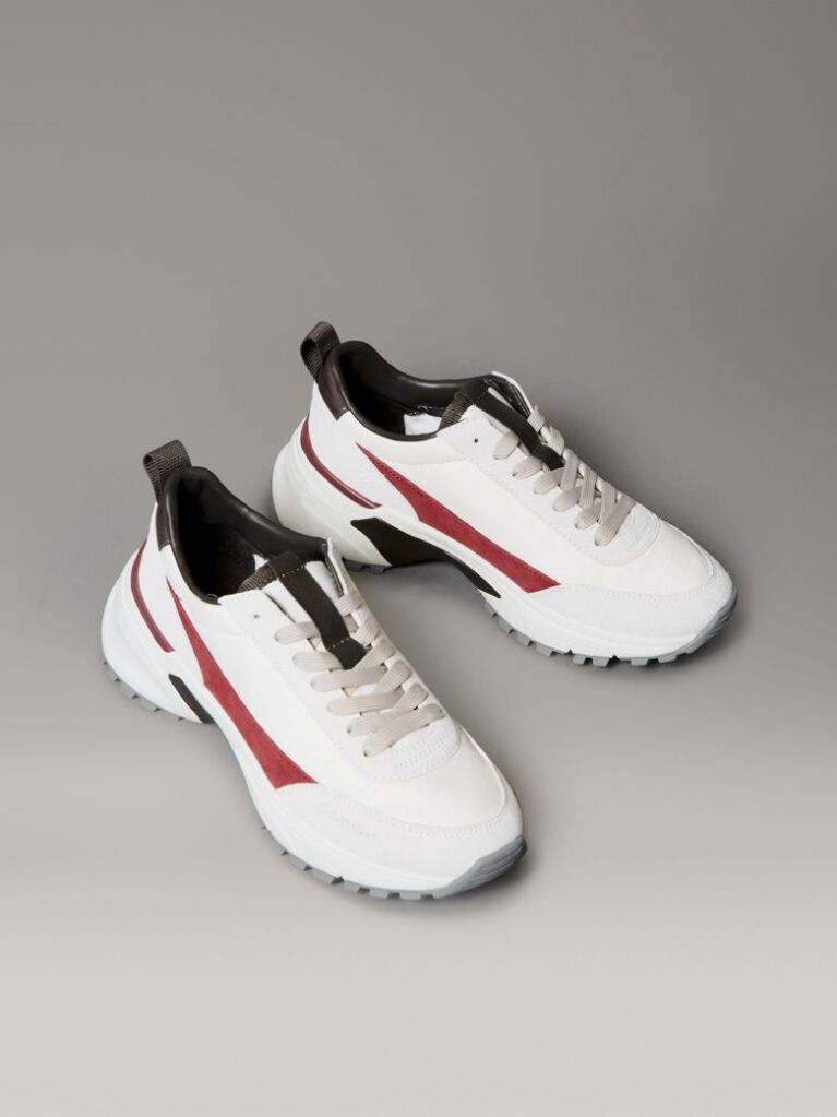 White Trailblazer — Suede Runner Trainers  Women