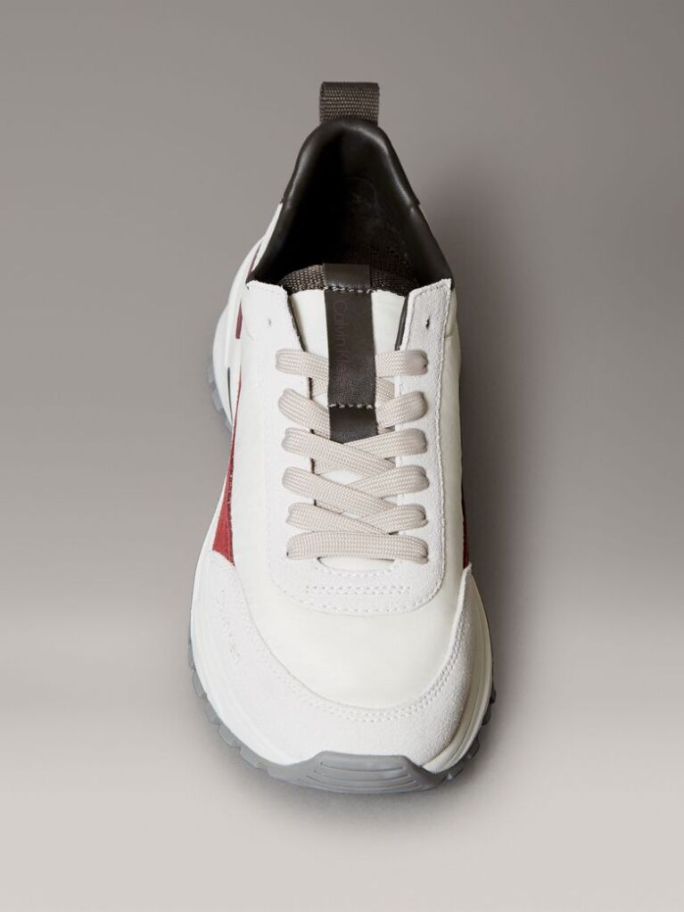White Trailblazer — Suede Runner Trainers  Women