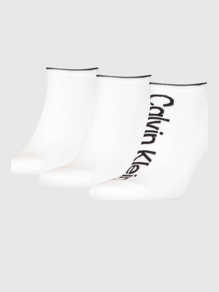 White 3 Pack Athleisure Men Sneaker Socks  Men